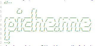 Captura de tela do inspetor de elementos na página inicial do site mostrando uma ASCII art com o nome do piche.me em letras bold. Captura de tela do inspetor de elementos na página inicial do site mostrando uma ASCII art com o nome do piche.me em letras bold.