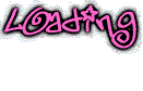 Um lettering em rosa escrito Loading e, abaixo, uma barra de progresso com estrelas. Um lettering em rosa escrito Loading e, abaixo, uma barra de progresso com estrelas.